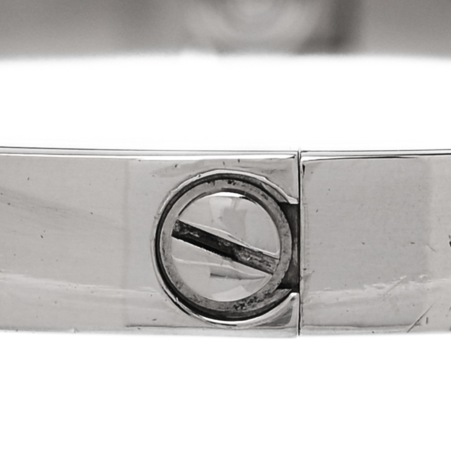 Cartier 18K White Gold LOVE Bracelet 20 3 of 8