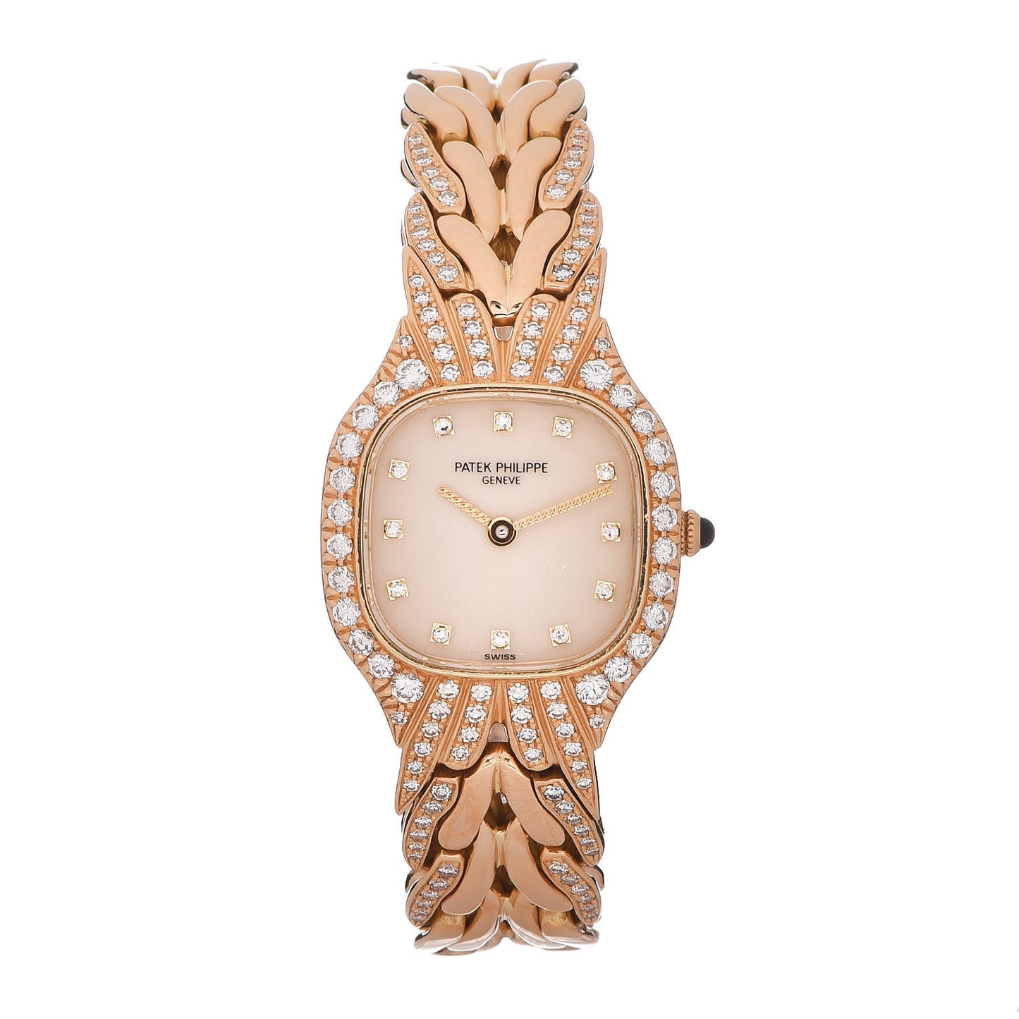 18K Yellow Gold Diamond La Flamme Quartz Watch 481513