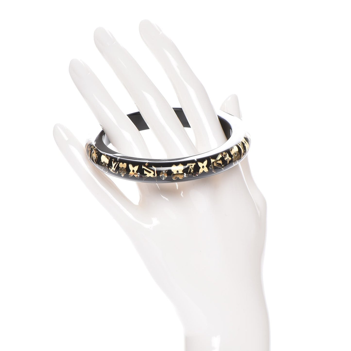 Resin Swarovski Medium Inclusion Bracelet PM Black