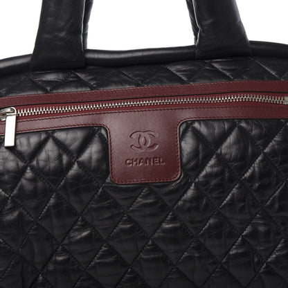 Chanel Lambskin Coco Cocoon Bowler Black 10 of 10
