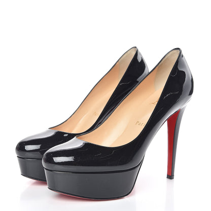 Christian Louboutin Patent Bianca 120 Pumps 37.5 Black 3 of 7