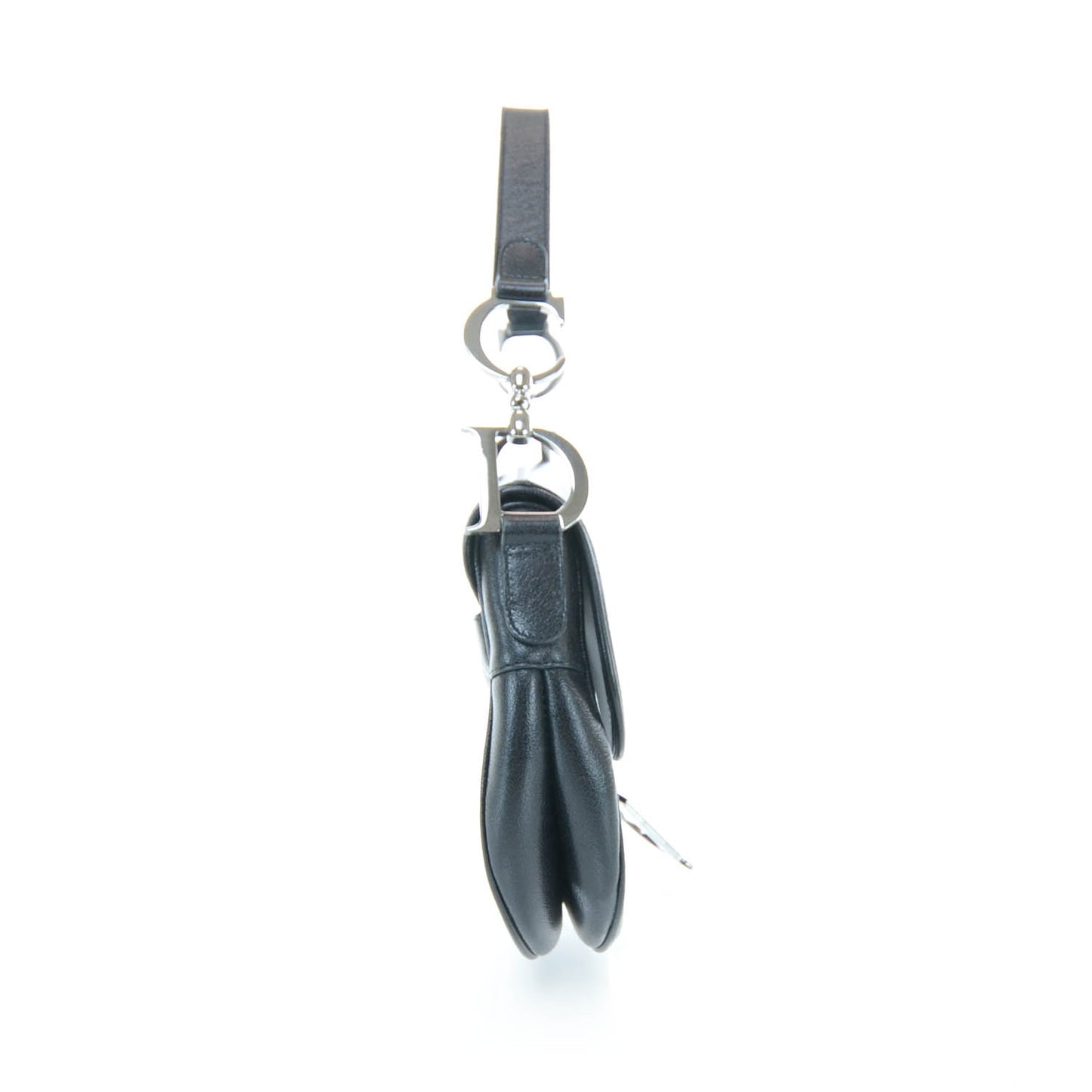 Leather Saddle Bag Black