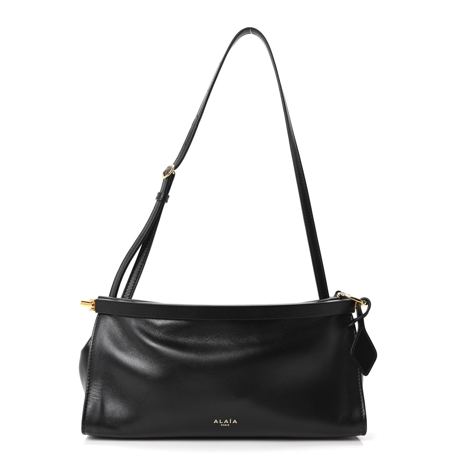 Alaia Calfskin Small Le Click East West Bag Black 1 of 9