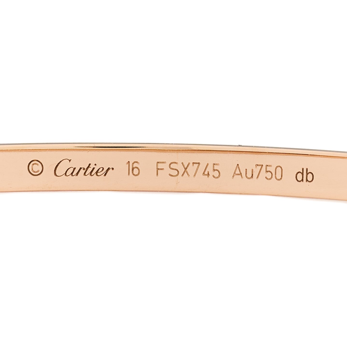 Cartier 18K Pink Gold Small LOVE Bracelet 16 3 of 8