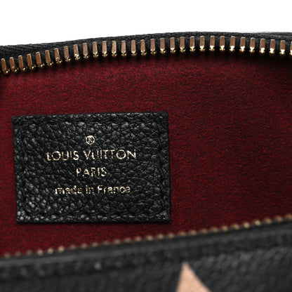 Louis Vuitton Empreinte Monogram Giant Speedy Bandouliere 25 Black Beige 6 of 12