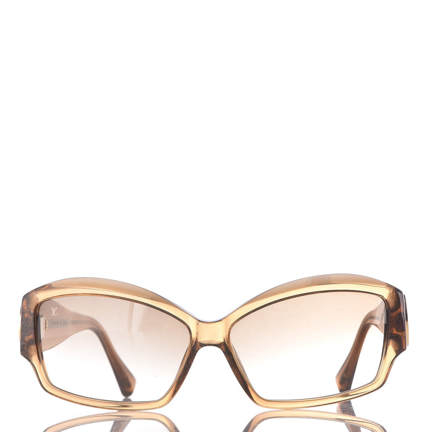 Ursula Strass PM Glitter Sunglasses Dark Honey