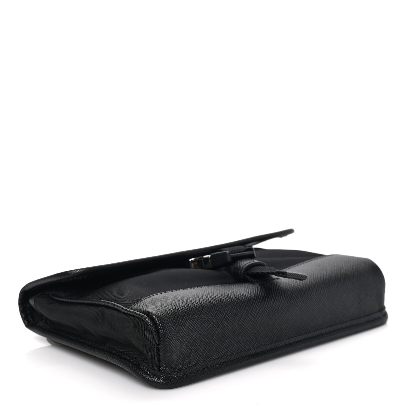 Re-Nylon Saffiano Smartphone Case Crossbody Black