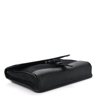 Prada Re-Nylon Saffiano Smartphone Case Crossbody Black 4 of 8