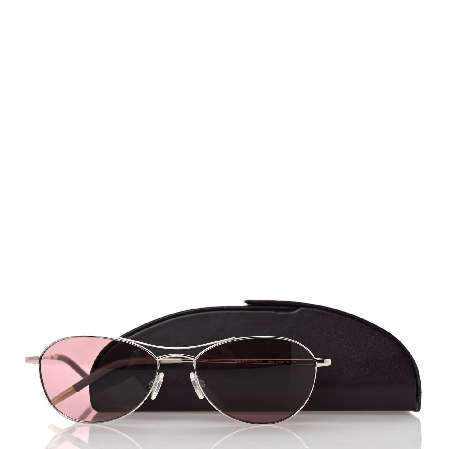 Aero Sunglasses Silver Pink