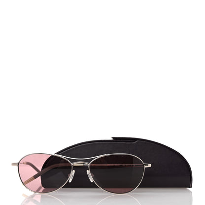 Oliver Peoples Aero Sunglasses Silver Pink 7 of 7