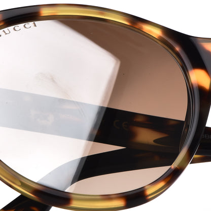 Gucci Round Frame Crystal Sunglasses GG 0419S Tortoiseshell 8 of 8