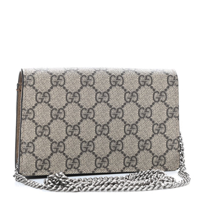 Gucci GG Supreme Monogram Super Mini Dionysus Shoulder Bag Taupe 3 of 11