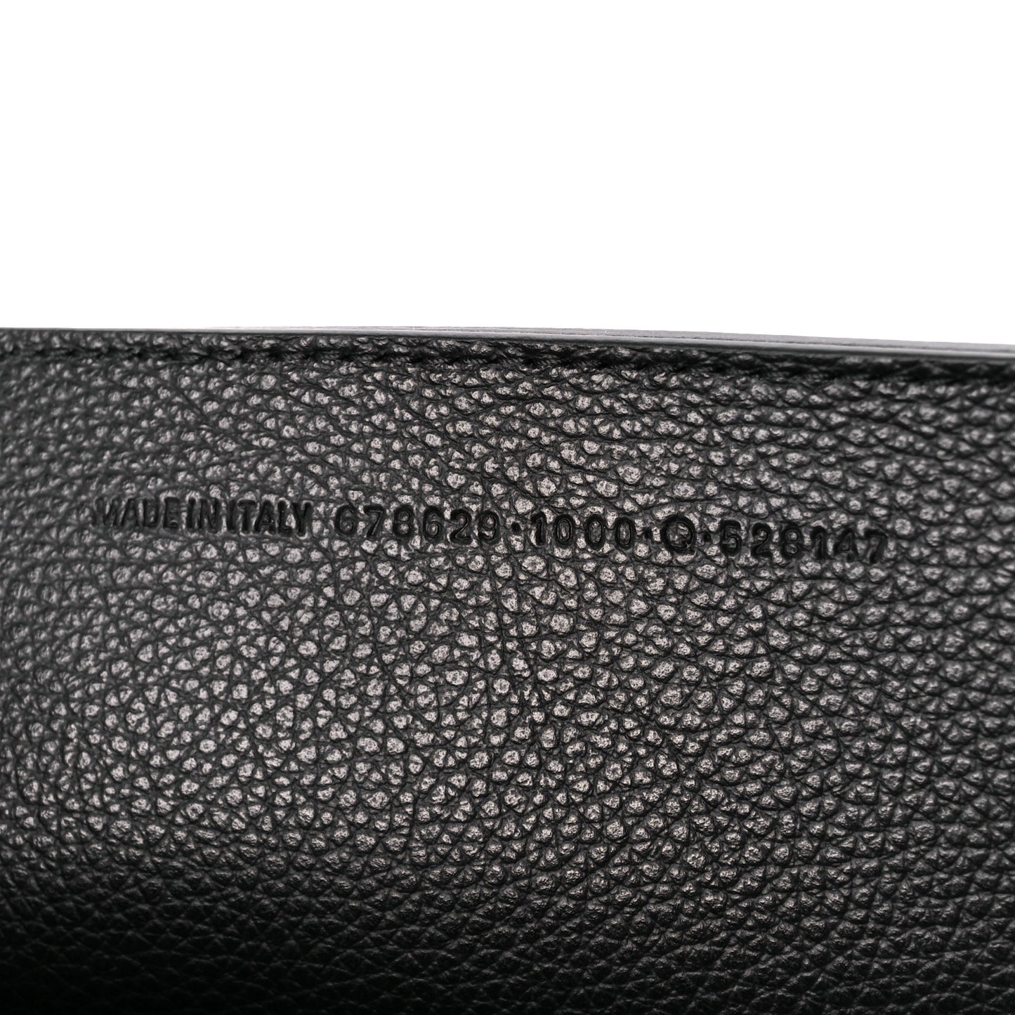 Grained Calfskin Neo Classic Black Hardware S City Black
