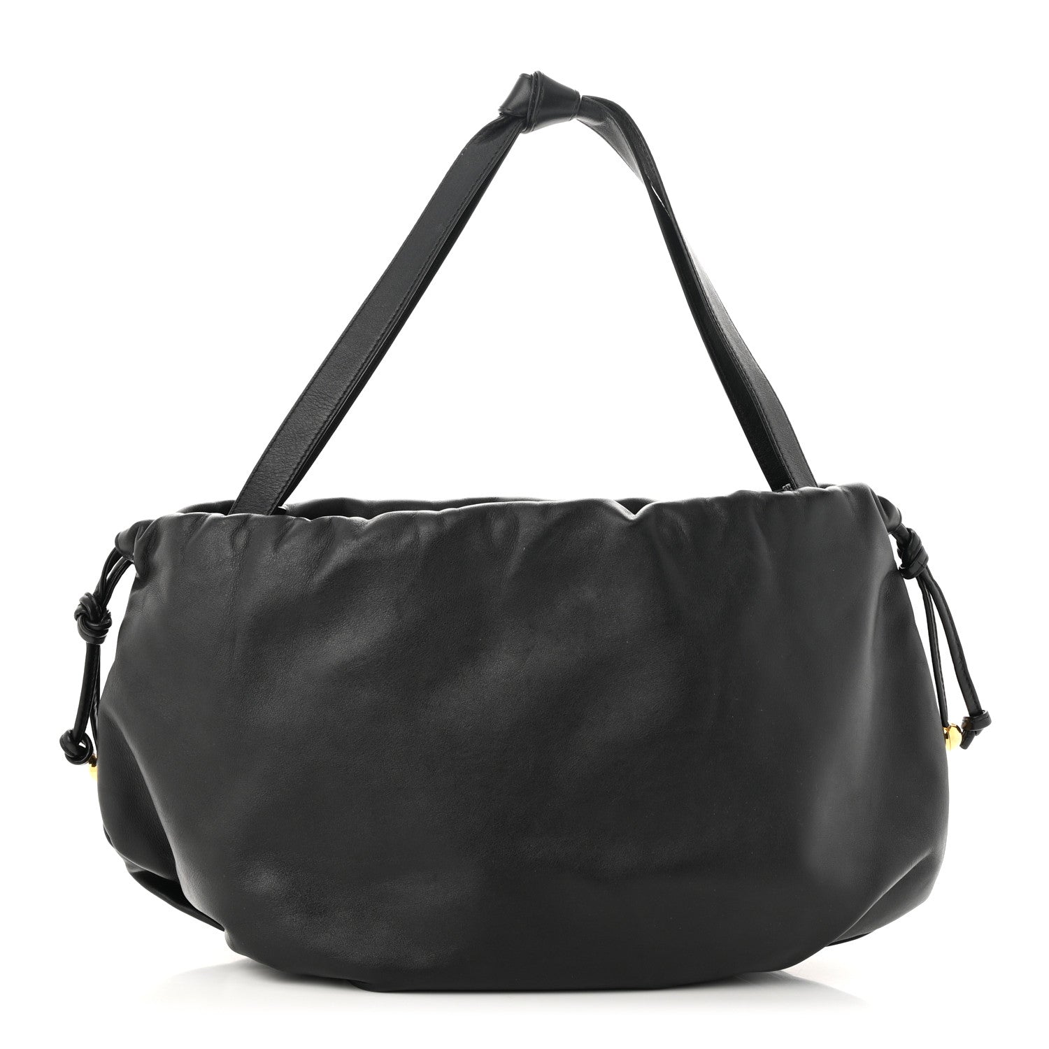 Bottega Veneta Nappa The Bulb Black 1 of 10