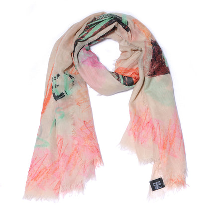 Chanel Cashmere CC N°5 Scarf Shawl 1 of 6