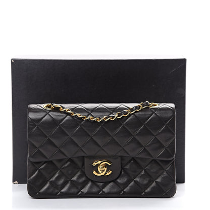 Chanel Lambskin Quilted Small Double Flap Black 20 of 20