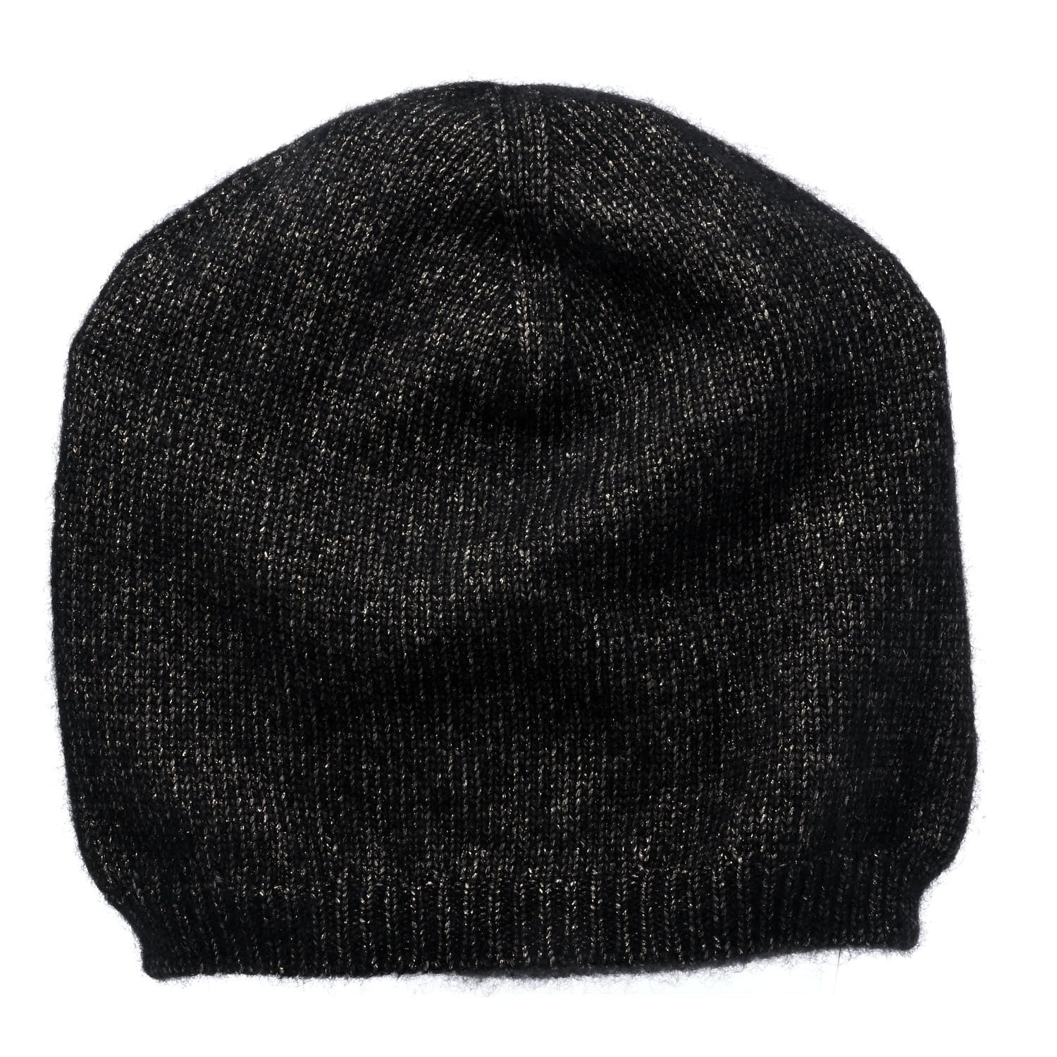 Chanel Cashmere Blend CC Beanie Hat Black Multicolor 2 of 4