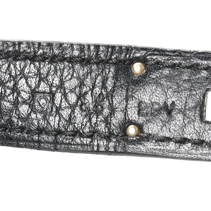 Hermes Taurillon Clemence Jypsiere 28 Black 7 of 11
