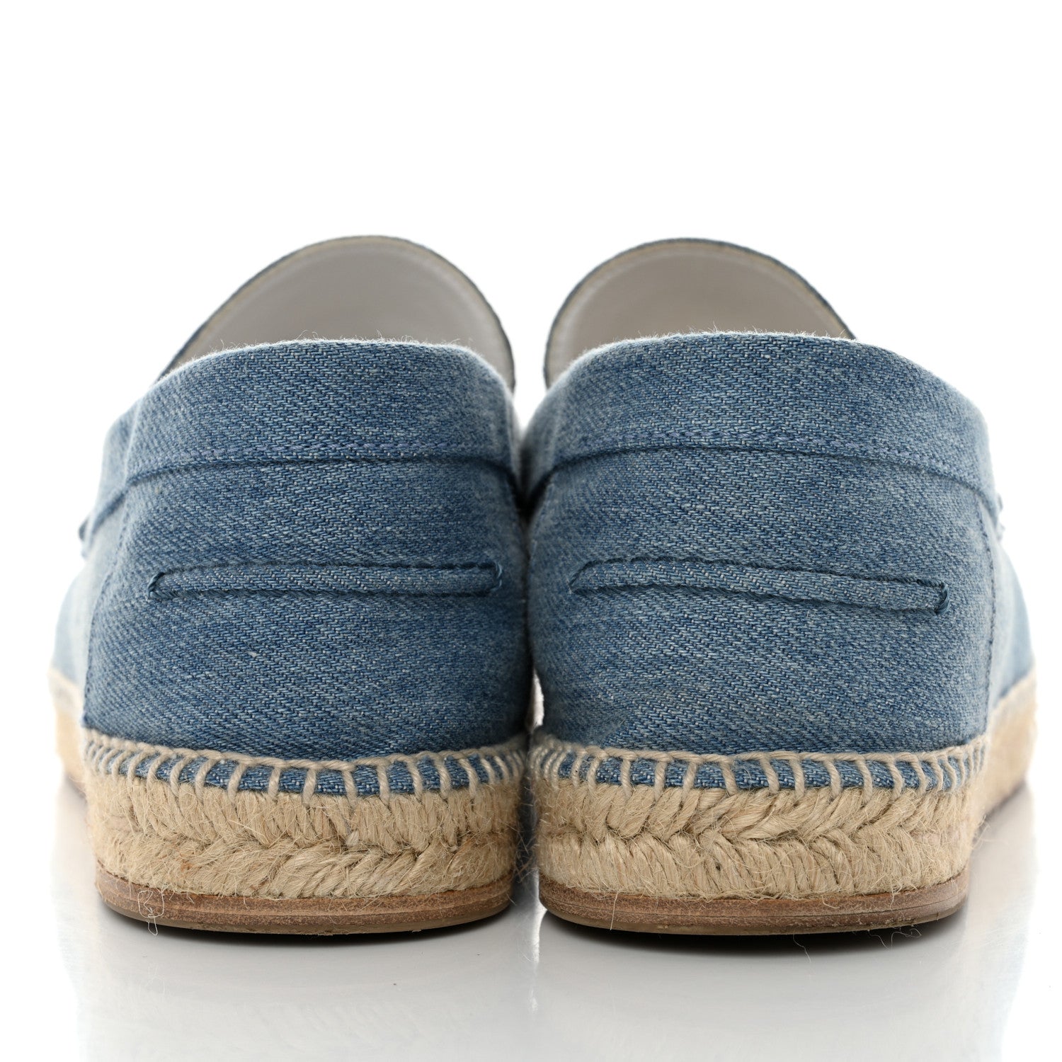 Hermes Denim Canvas Mens Trip Espadrilles 43 Bleu Clair 11 of 12