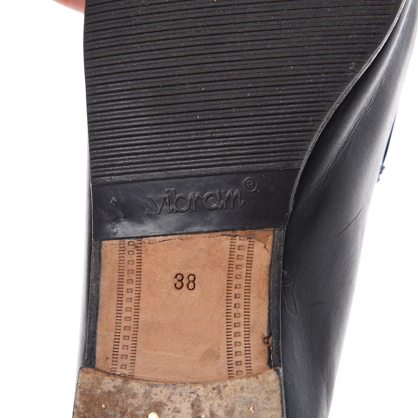 Calfskin Womens Jordaan Loafers 38 Black