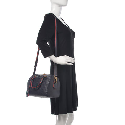Louis Vuitton Empreinte Speedy Bandouliere 25 NM Marine Rouge 2 of 10