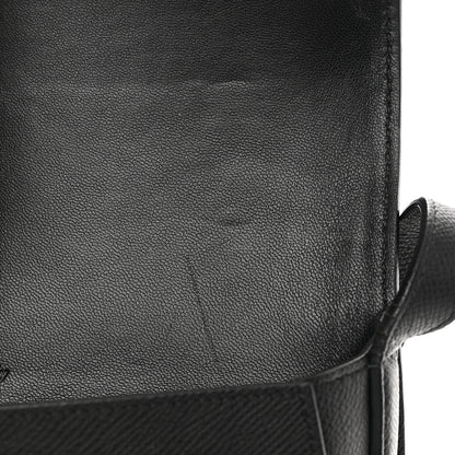 Celine Grained Calfskin Medium Trotteur Black 12 of 15