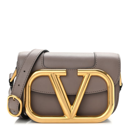 Valentino Garavani Calfskin Small Supervee Crossbody Bag Clay 1 of 9