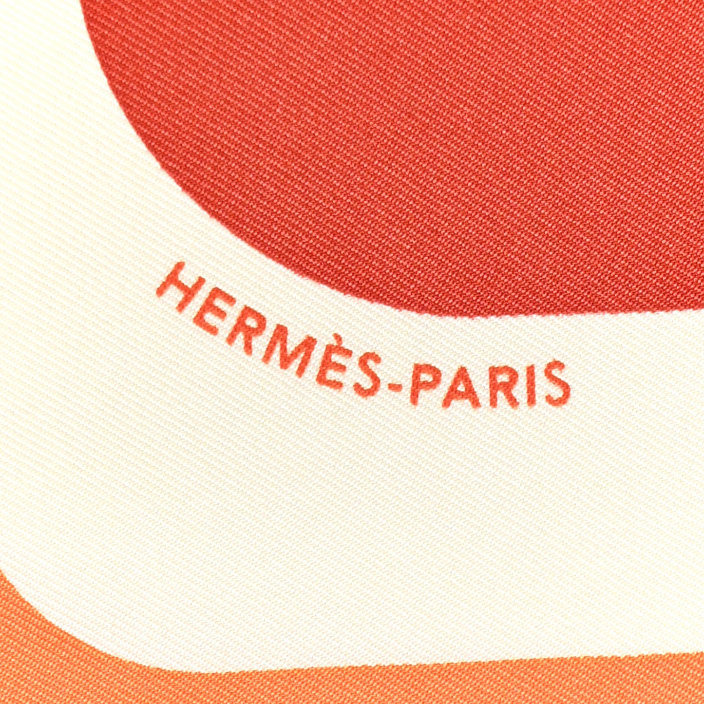 Silk Figures Libres Scarf 90 Orange Creme Noisette