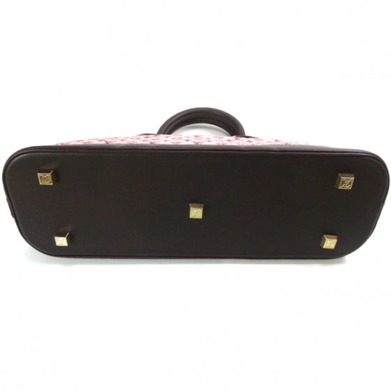 Mini Monogram Alma Long Cherry
