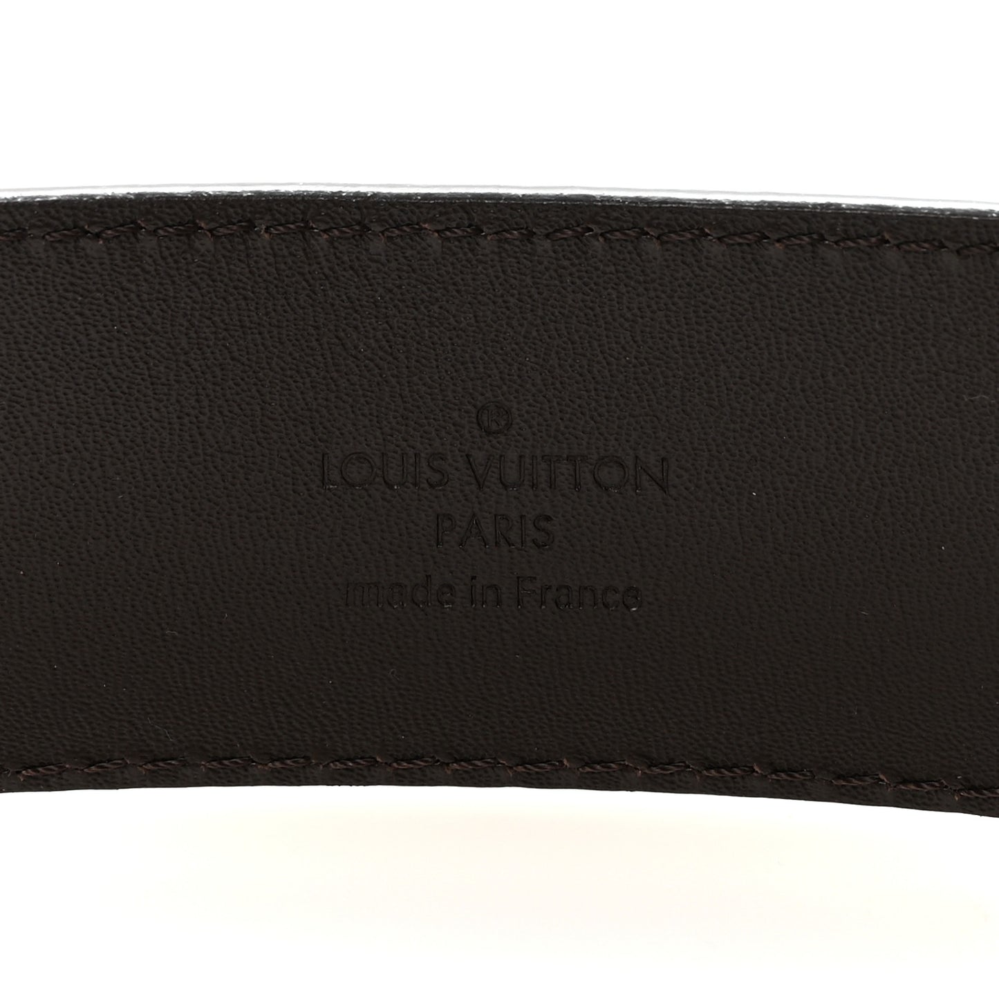 Damier Ebene LV Initiales 90 36 Belt