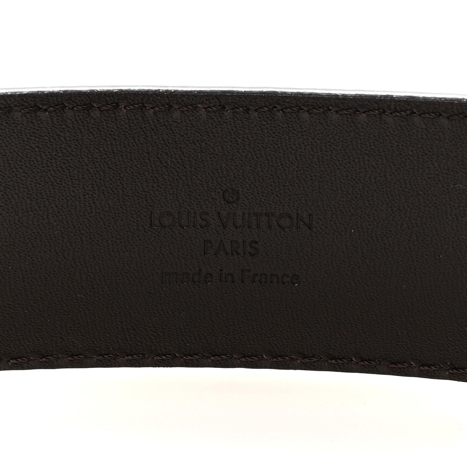 Louis Vuitton Damier Ebene LV Initiales 90 36 Belt 3 of 5