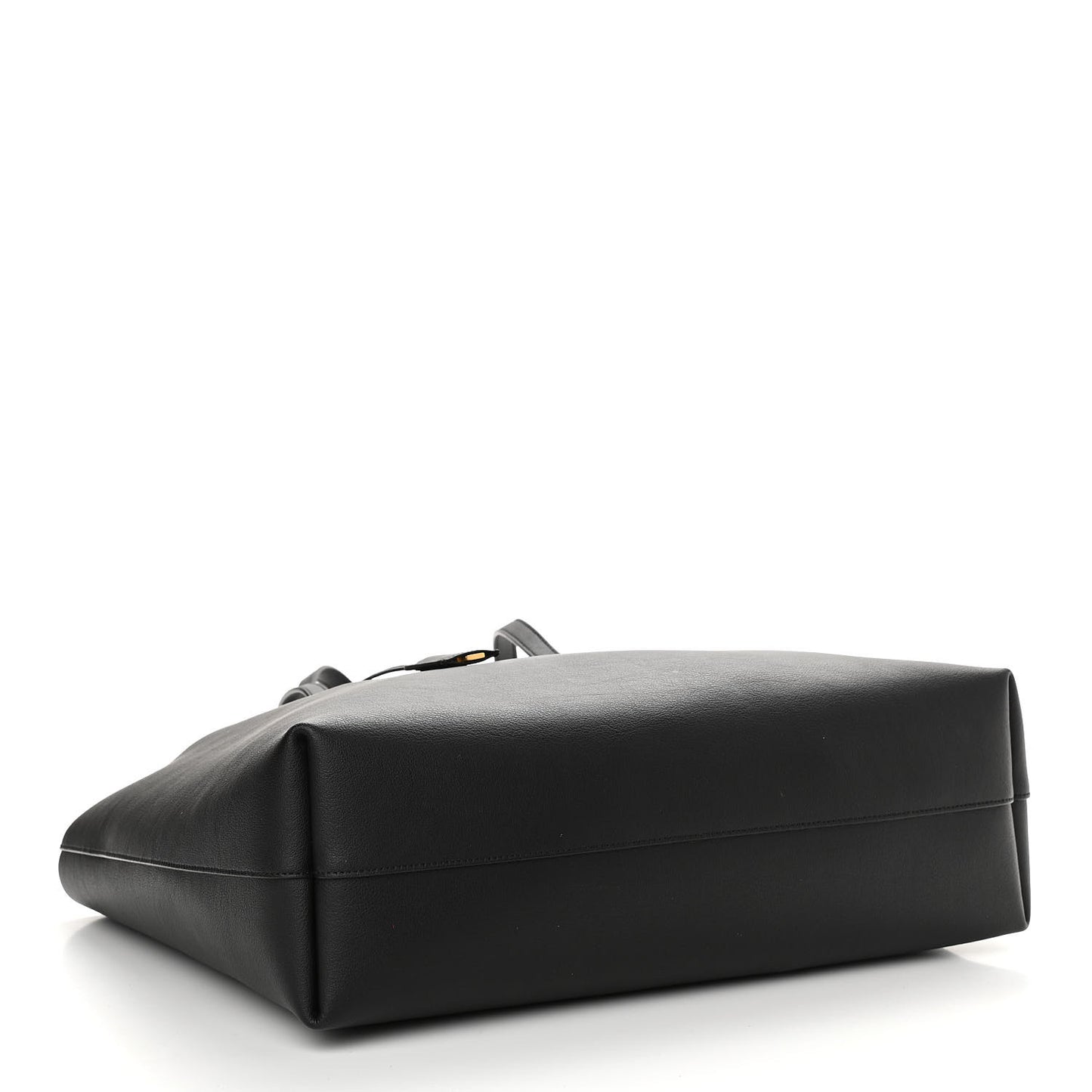 Calfskin Large Shopping Tote Black