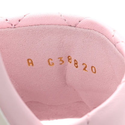 Chanel Lambskin Quilted Textured CC Mules 41 Light Pink 8 of 9
