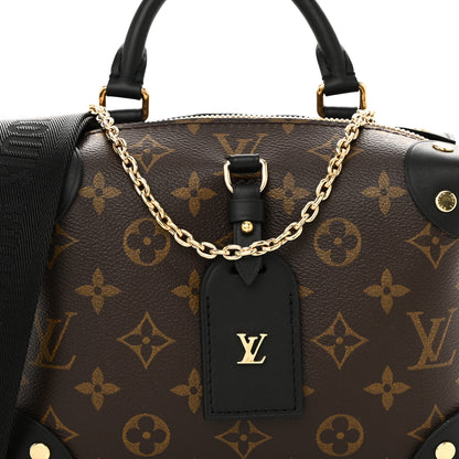 Louis Vuitton Monogram Petite Malle Souple Black 7 of 9