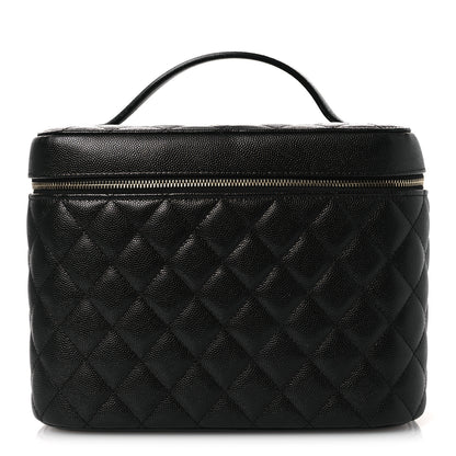 Chanel Caviar Quilted Large Vanity Pouch Black 1 of 12