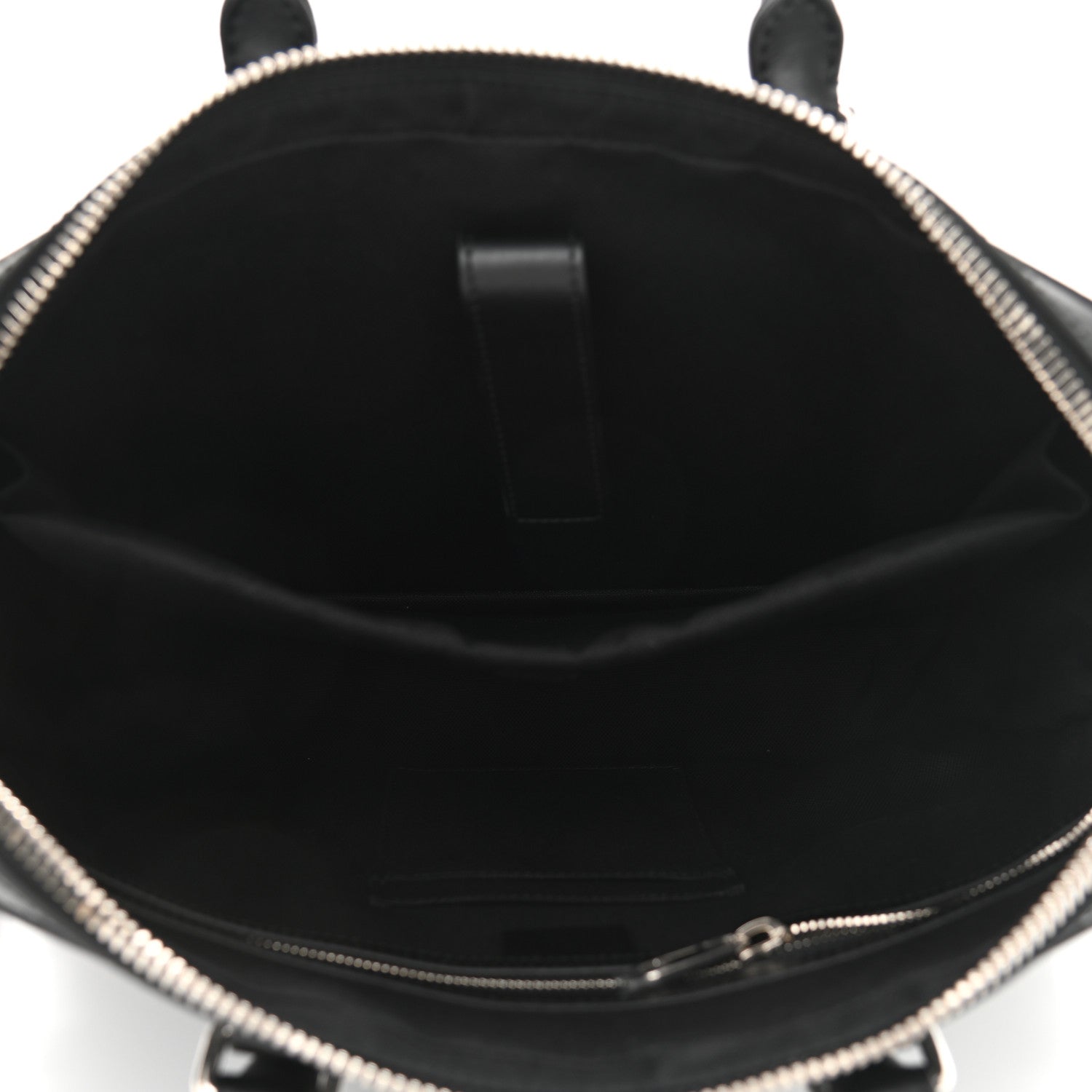 Gucci GG Supreme Monogram Appia Calfskin Web Briefcase Black 5 of 10