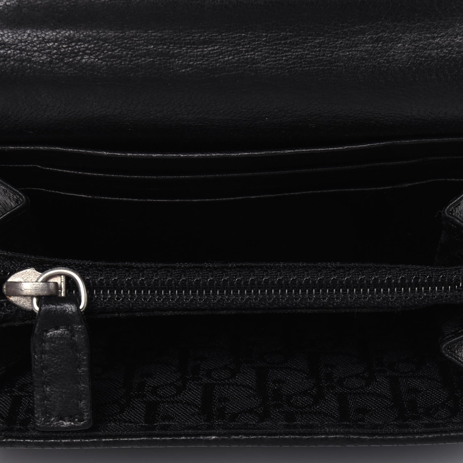 Christian Dior Lambskin Cannage Lady Dior Card Holder Black 5 of 12
