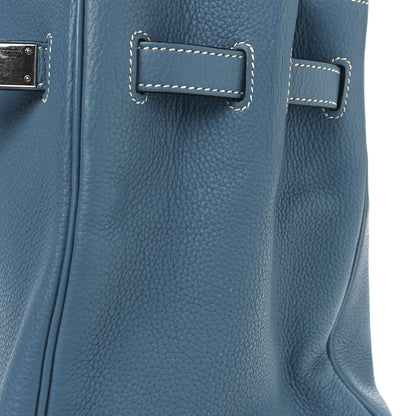 Hermes Togo BIRKIN 35 Blue Jean 12 of 15