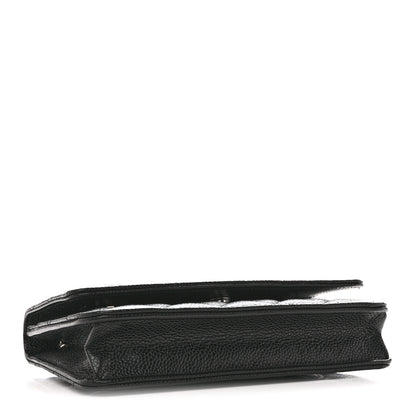Chanel Caviar Quilted Wallet on Chain WOC Black 4 of 12