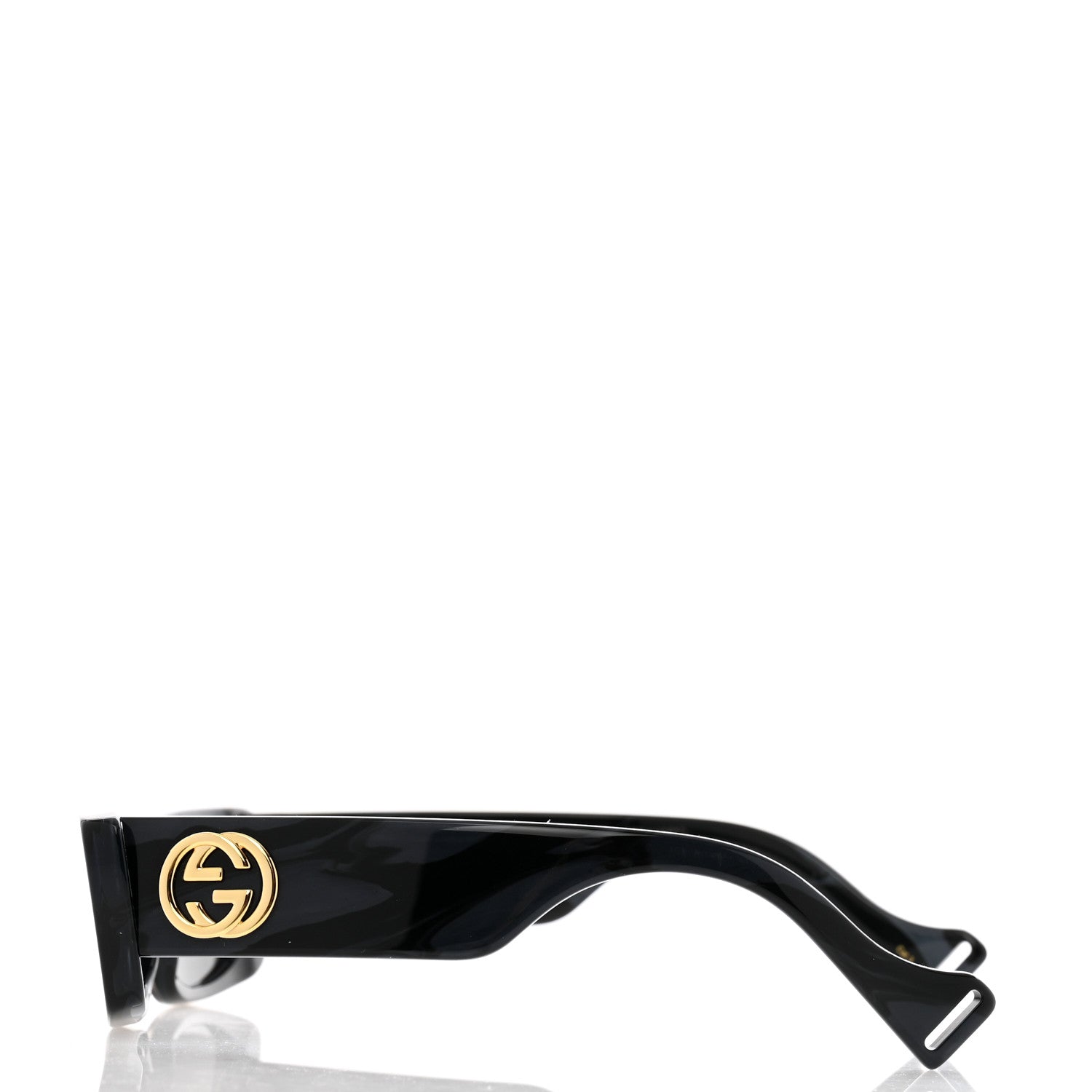 Gucci Acetate Rectangular Sunglasses GG0516S Black 3 of 8
