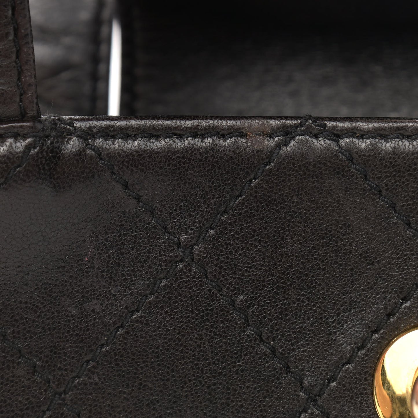 Lambskin Quilted Flap Bag Black
