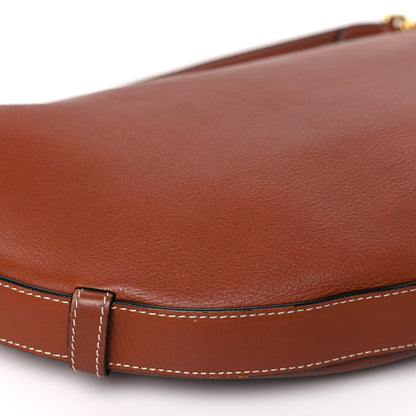 Celine Supple Calfskin Medium Strap Leandre Shoulder Bag Brown 9 of 11