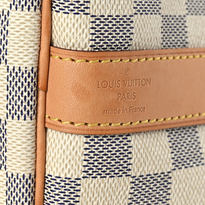 Louis Vuitton Damier Azur Keepall Bandouliere 55 7 of 11
