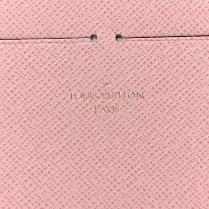 Louis Vuitton Calfskin Felicie Card Holder Insert Rose Ballerine 6 of 6