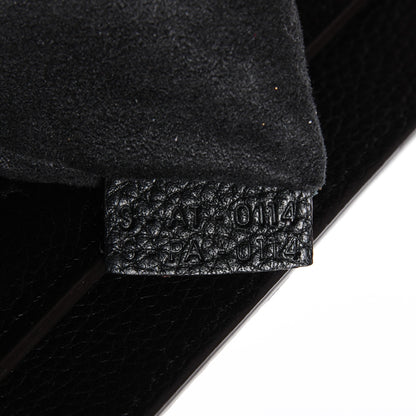 Celine Drummed Calfskin Micro Luggage Black 8 of 8