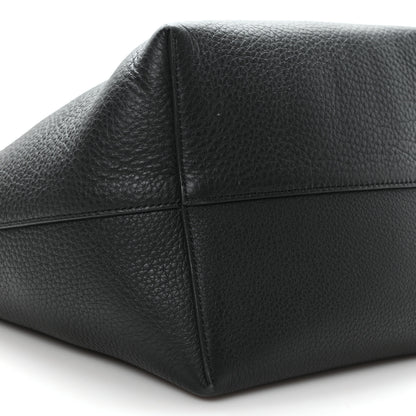 The Row Grained Calfskin Medium N/S Park Tote Black 8 of 9