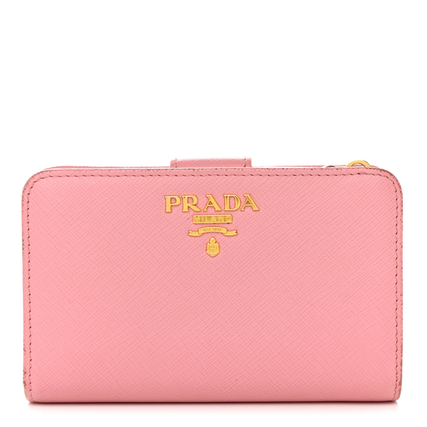 Saffiano Metal Compact Wallet Peonia Petalo