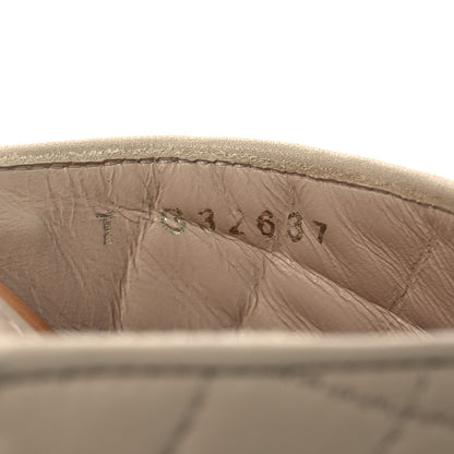 Chanel Lambskin Quilted CC Clogs 38 Beige 10 of 15