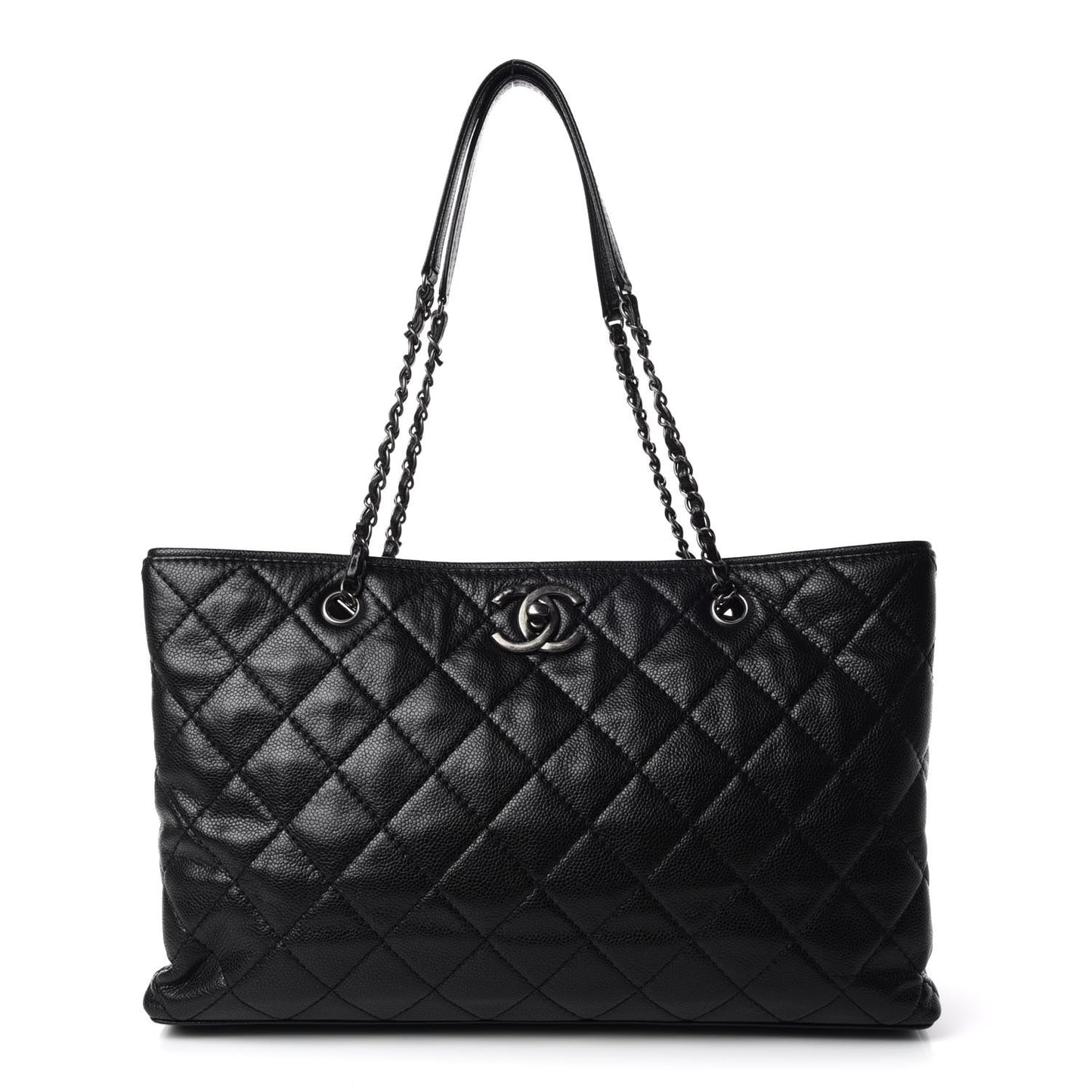 Caviar Quilted Large Be Caviar Tote Black
