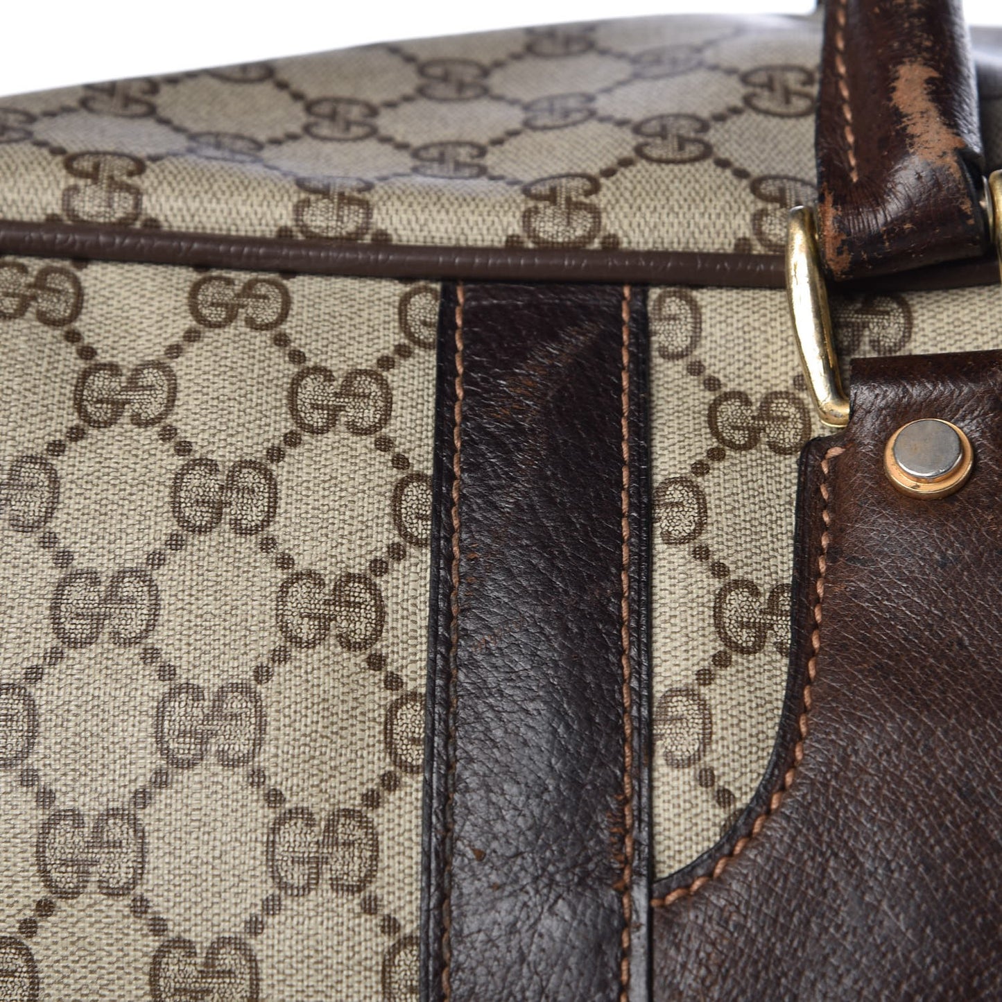Monogram Joy Suitcase Luggage Brown